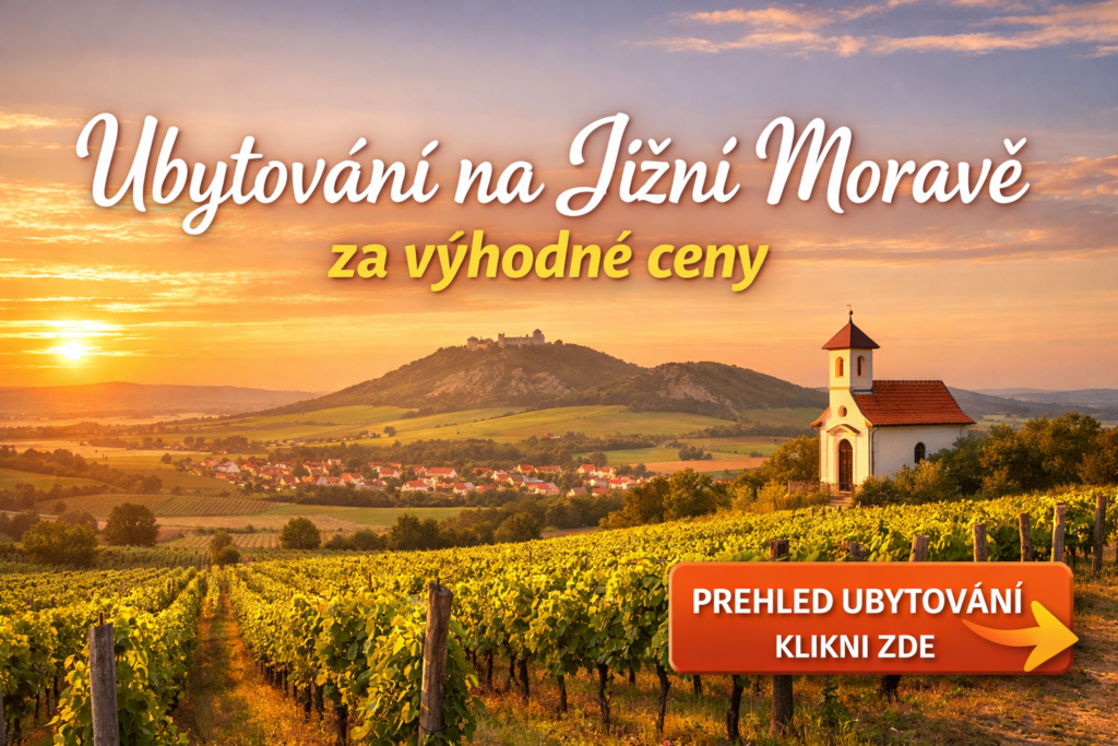 přehled ubytování Jižní Morava