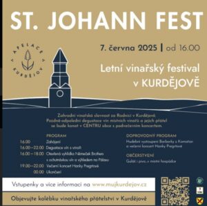 St. Johann Fest - Zahradní vinařská slavnost za Radnicí v Kurdějově