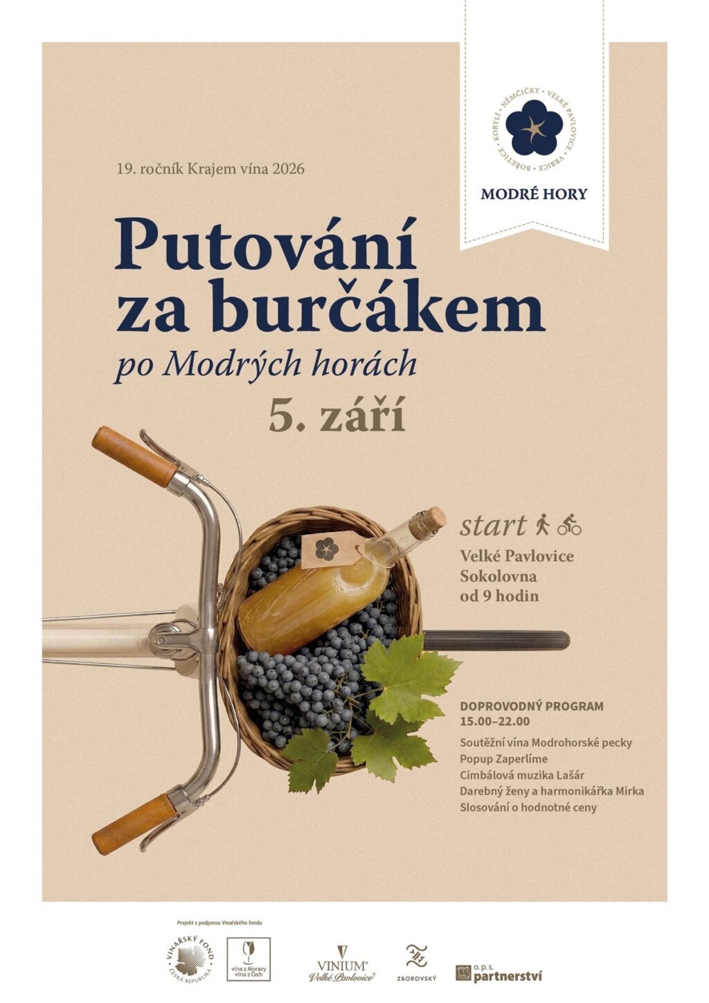 Putování za burčákem po Modrých Horách