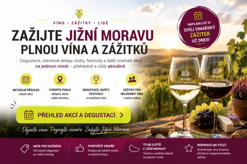 Vinařské akce a degustace na Jižní Moravě